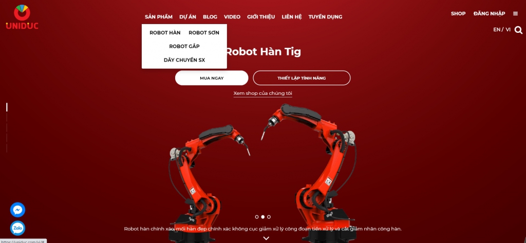 Robot sơn ...